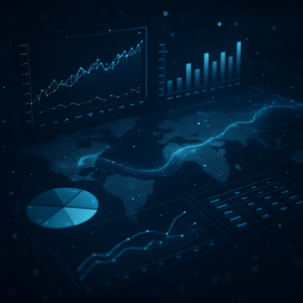 People analyzing graphs